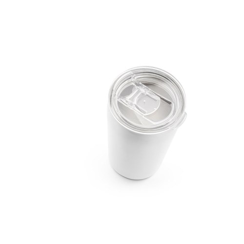 SLIDER. Dwuścienny kubek podróżny do sublimacji wykonany 380 ml