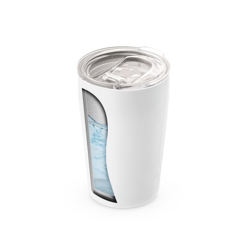 SLIDER. Dwuścienny kubek podróżny do sublimacji wykonany 380 ml