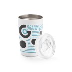 SLIDER. Dwuścienny kubek podróżny do sublimacji wykonany 380 ml
