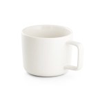 FANGIO. Kubek ceramiczny z bambusową podstawą i pokrywką 220 mL