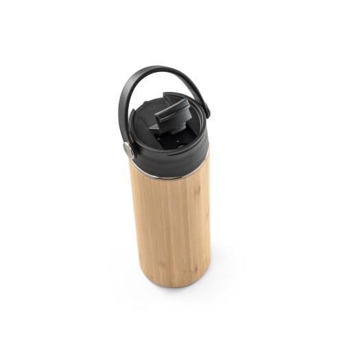 LAVER. Butelka termiczna z bambusa, stali nierdzewnej i PP 440 ml