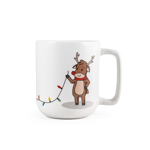 REINDEER. Kubek z nadrukiem świątecznym 330 ml