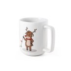 REINDEER. Kubek z nadrukiem świątecznym 330 ml