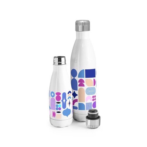 AMORTI S. Butelka sublimacyjna ze stali nierdzewnej 380 ml