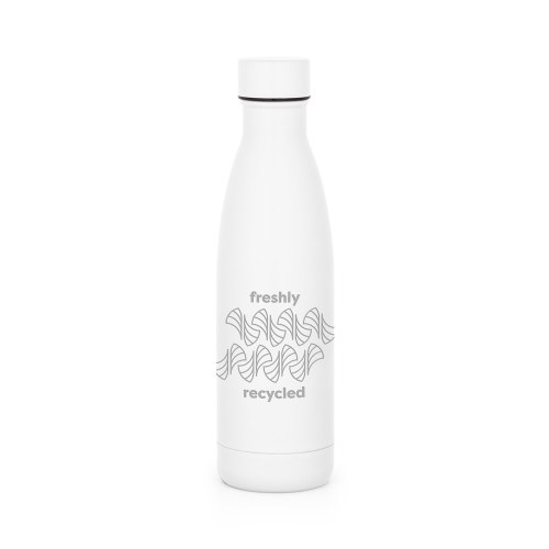 RE-BUFFON M. Termos wykonany w 90% ze stali nierdzewnej pochodzącej z recyklingu 520 ml