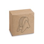PLYCORK. Stojak ze sklejki z 6 korkowymi podstawkami