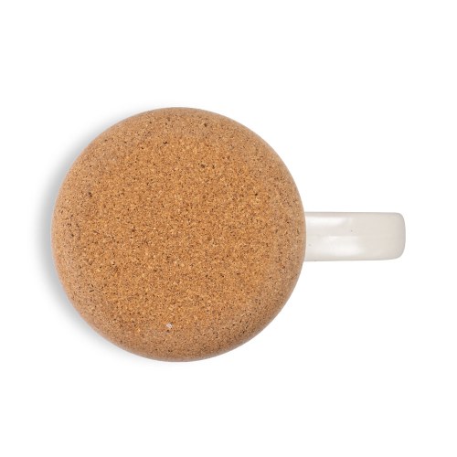 CONSTELLATION CORK. Ceramiczny kubek z podstawką z korka 320 ml