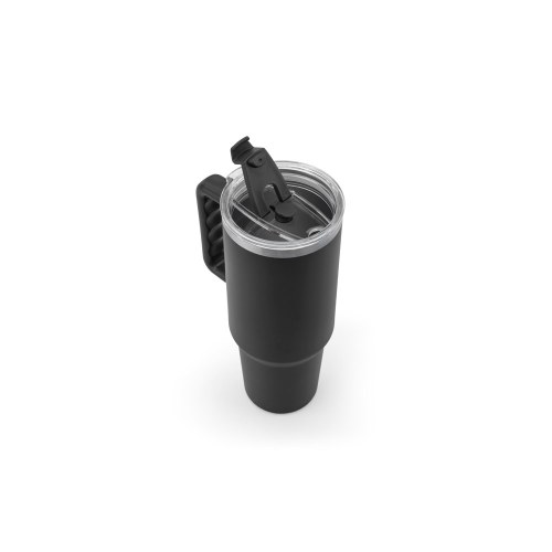 JOYNER XL. Duży kubek podróżny ze stali nierdzewnej (91% z recyklingu) z podwójnymi ściankami izolowanymi próżniowo i matowym wykończeniem 1300 ml