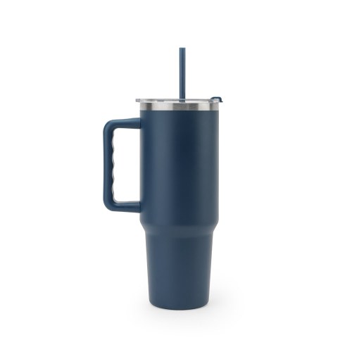 JOYNER XL. Duży kubek podróżny ze stali nierdzewnej (91% z recyklingu) z podwójnymi ściankami izolowanymi próżniowo i matowym wykończeniem 1300 ml