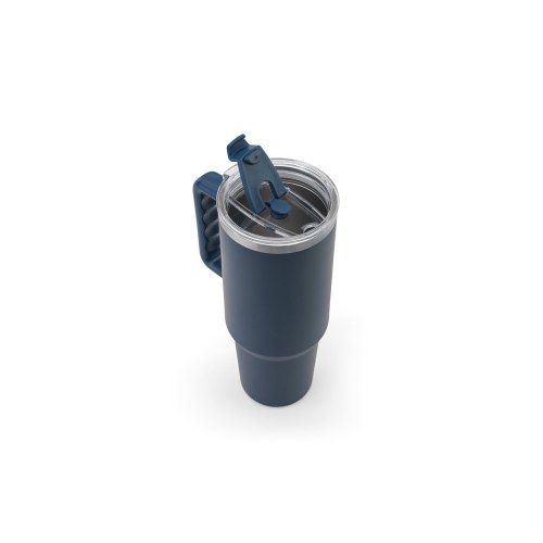 JOYNER XL. Duży kubek podróżny ze stali nierdzewnej (91% z recyklingu) z podwójnymi ściankami izolowanymi próżniowo i matowym wykończeniem 1300 ml