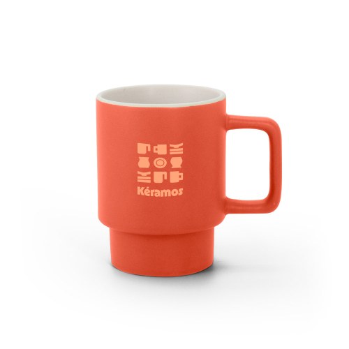 KUERTEN. Ceramiczny kubek z matowym wykończeniem, 330 ml