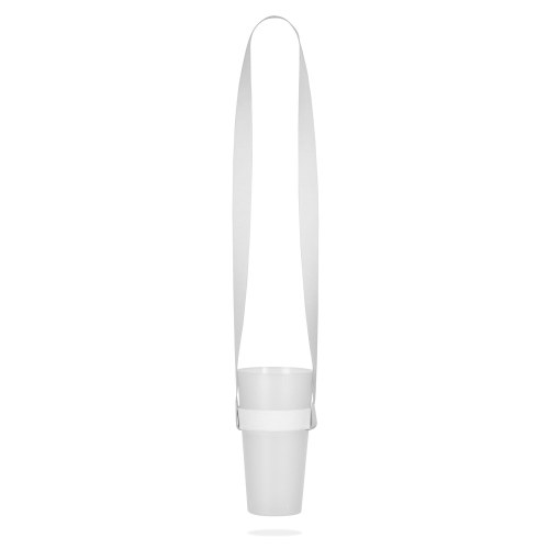 SWINDON. ZESTAW Smycz SUBLIMACJA Długa II (20 mm) Duo z elastycznym uchwytem na kubek do sublimacji