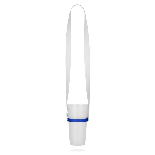 BOLTON. ZESTAW Smycz SUBLIMACJA Długa II (20 mm) Duo z silikonowym uchwytem na kubek