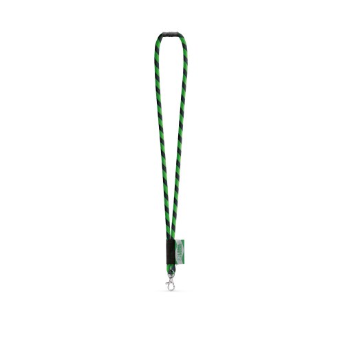WISBECH. SET Lanyard TUBE Long (Ø 7 mm) z karabińczykiem 9 mm i zapięciem bezpieczeństwa Ø 7 mm