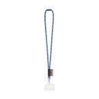 WATFORD. SET Lanyard TUBE Long (Ø 7 mm) z karabińczykiem 9 mm, zapięciem bezpieczeństwa Ø 7 mm i sztywnym uchwytem na identyfikator/kartę o wymiarach 91 x 68 mm