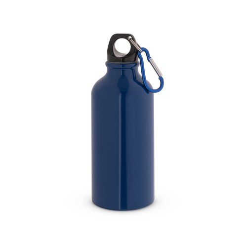 LANDSCAPE S. Aluminiowa butelka sportowa z karabińczykiem 400 ml