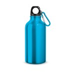 LANDSCAPE S. Aluminiowa butelka sportowa z karabińczykiem 400 ml