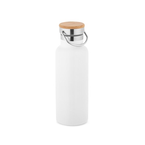 RAGNAR. Butelka próżniowa ze stali nierdzewnej (36% z recyklingu) z izolacją próżniową 570 ml