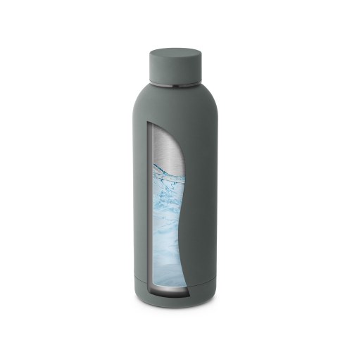 ODIN. Butelka próżniowa ze stali nierdzewnej (36% z recyklingu) o podwójnych ściankach 550 mL