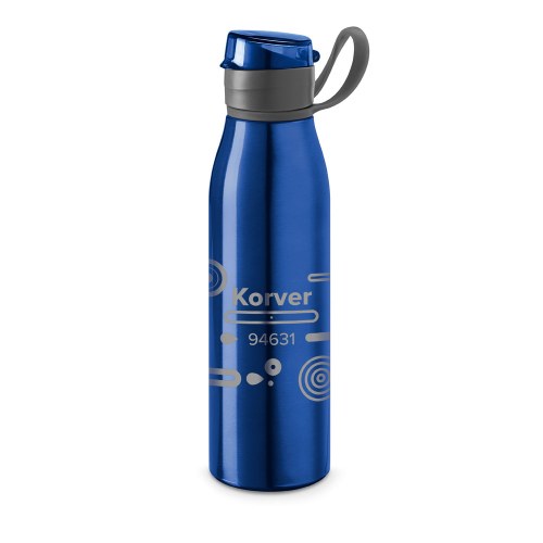 KORVER. Butelka sportowa z aluminium 650 ml
