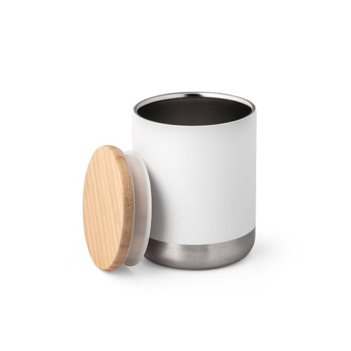 NORRE TUMBLER. Kubek wykonany ze stali nierdzewnej (36% z recyklingu) o podwójnych ściankach 370 ml