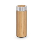 NATUREL. Butelka termiczna z bambusa i stali nierdzewnej (90% z recyklingu) 430 ml