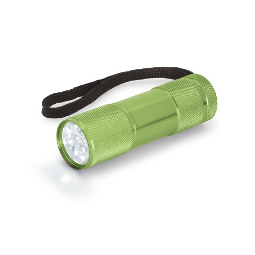 FLASHY. Aluminiowa latarka z 9 diodami LED