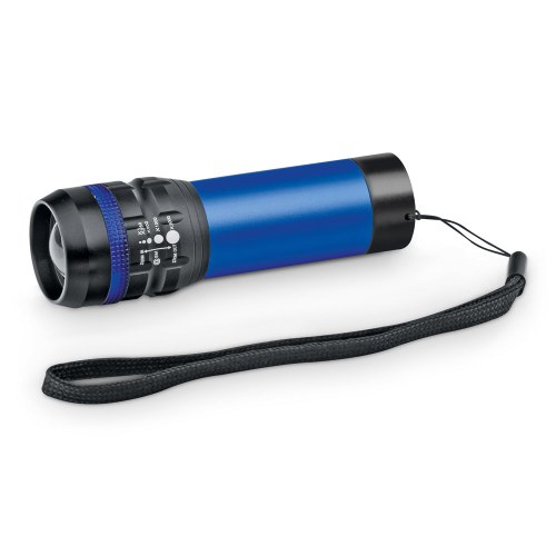 ZOOMIN. Aluminiowa latarka z funkcją zoomu z 3 trybami świecenia