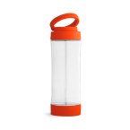 QUINTANA. Szklana butelka sportowa z zakrętką PP 390 ml