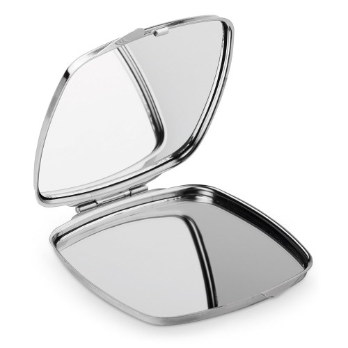 SHIMMER. Podwójne metalowe lusterko do torebki
