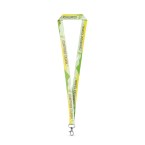 WINDSOR. SET Lanyard SUBLIMATION Long II (20 mm) z poliestru z recyklingu (100% rPET) z karabińczykiem o długości 20 mm