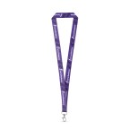 WINDSOR. SET Lanyard SUBLIMATION Long II (20 mm) z poliestru z recyklingu (100% rPET) z karabińczykiem o długości 20 mm