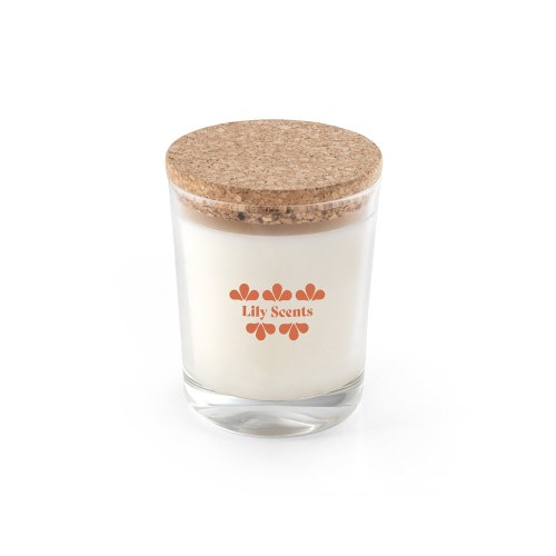 ZEN 180. Aromatyczna świeca w szklanym kubku z korkową pokrywką 180 g