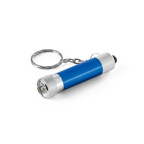 RE-LERGAN. Aluminiowy brelok do kluczy (92% z recyklingu) z latarką LED z 3 diodami
