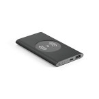 CASSINI. Power bank 4.000 mAh z bezprzewodową ładowarką 5W z aluminium pochodzącego z recyklingu (100% rAL)