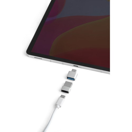 MINSKY. Zestaw 2 aluminiowych adapterów USB-A / USB-C