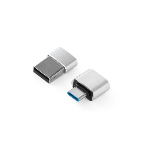 MINSKY. Zestaw 2 aluminiowych adapterów USB-A / USB-C