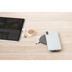 RUBINS. Zwijany kabel USB 6 w 1 z ABS pochodzącego z recyklingu (100% rABS) i bambusa