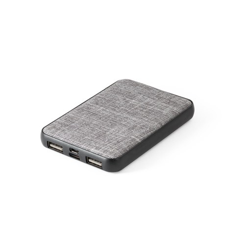 RENEWAL BATTERY. Power bank 5.000 mAh wykonany w PET pochodzącego z recyklingu (100% rPET)