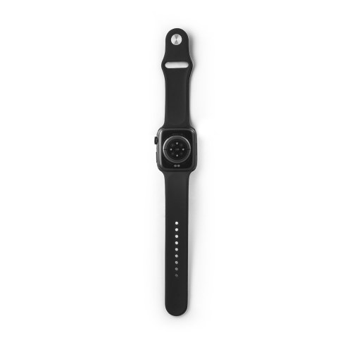 WILES. Smartwatch z ekranem 1.85”, IPX4, 3-dniową żywotnością baterii i silikonowym paskiem