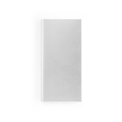 CLERK. Power bank 8 000 mAh z panelem słonecznym z aluminium pochodzącego w 100% z recyklingu