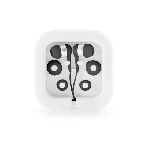PRESLEY. Słuchawki douszne z 1.2-metrowym kablem USB-C i wbudowanym mikrofonem ABS