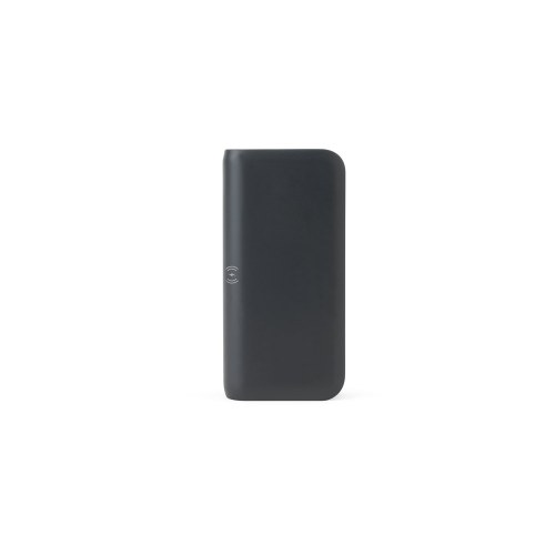 BECKER 20. Power bank 20 000 mAh z recyklingowanego ABS (100% rABS) z superszybką ładowarką bezprzewodową 15 W