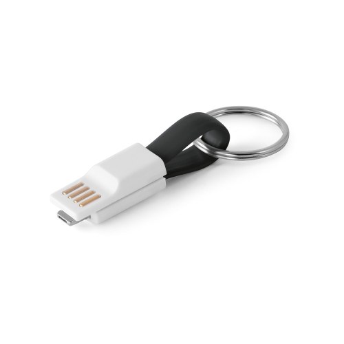 RIEMANN. Kabel USB ze złączem 2 w 1 z ABS i PVC