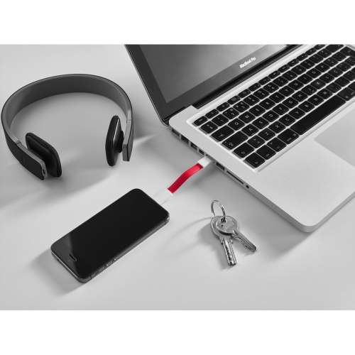 RIEMANN. Kabel USB ze złączem 2 w 1 z ABS i PVC