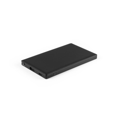 WIGNER. Power bank 4.000 mAh wykonany w ABS pochodzącego z recyklingu (100% rABS)