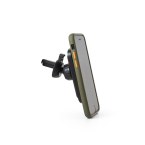 KOCH. Samochodowy uchwyt na smartfon z bezprzewodową ładowarką magnetyczną 15W ze ABS pochodzącego z recyklingu (100% rABS)
