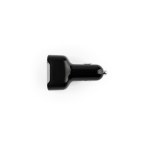 DIRAC. Adapter do zapalniczki z portem USB-A 18W i USB-C 20W wykonany w ABS z recyklingu (100% rABS)