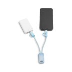 BERNERS. Superszybki kabel USB 6 w 1 wykonany w przetworzonego PET (100% rPET)