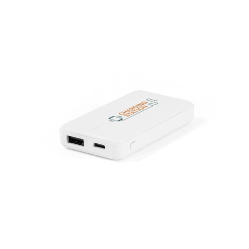 SHERYL. Power bank 4.000 mAh w ABS pochodzącego z recyklingu (100% rABS)